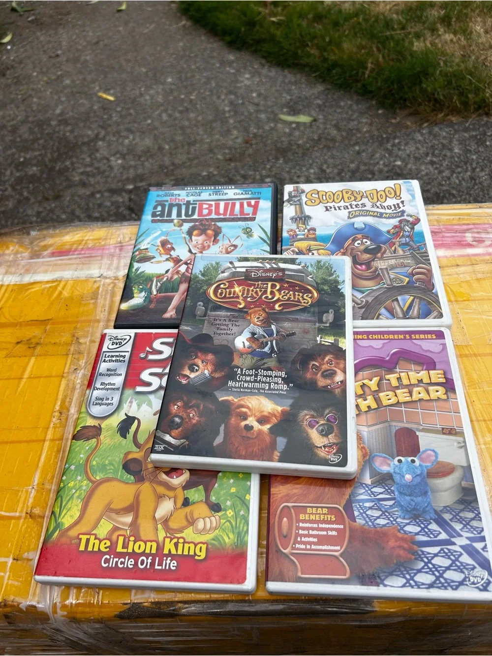 Disney Sing Along Songs lot of 5 DVDs The Lion King - Circle of Life (Red)